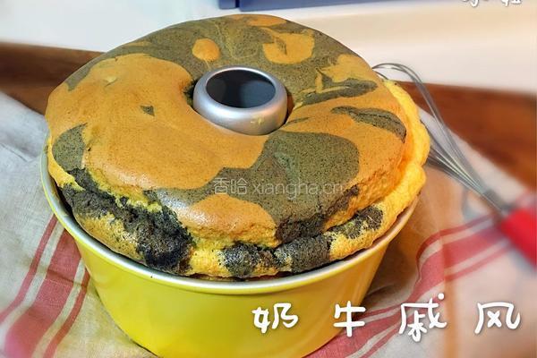 奶牛戚风蛋糕的做法图解17