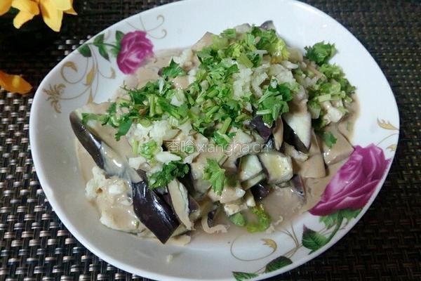 芝麻酱茄泥的做法图解11