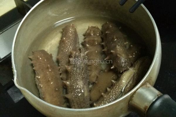 葱爆海参的做法图解2