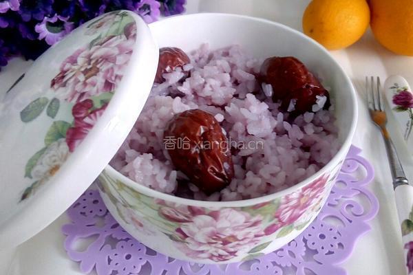 紫薯牛奶糯米饭的做法图解16