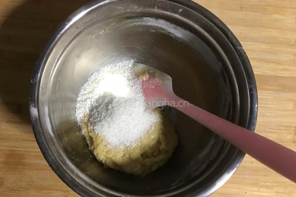 椰蓉玫瑰酥的做法图解4