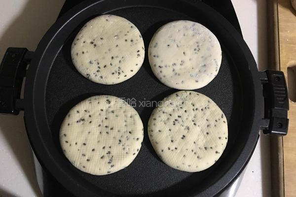 黑芝麻发面饼的做法图解15