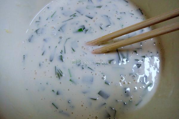 韭菜鸡蛋煎饼的做法图解7