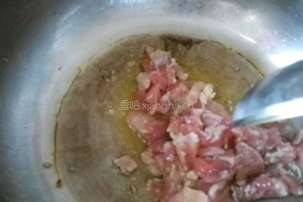 西兰花炒肉的做法图解6