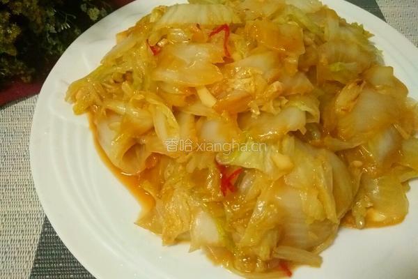 醋溜白菜的做法图解15