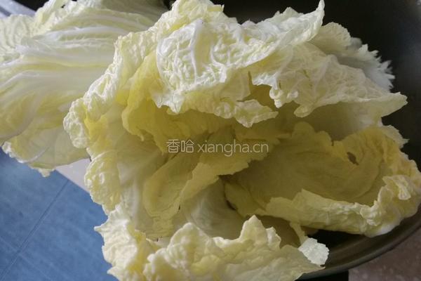 肉丝白菜炒粉丝的做法图解2