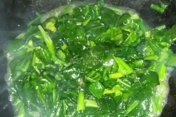 原味菠菜鸡蛋的做法图解4