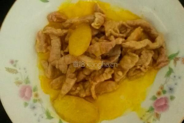 蘑菇炒肉的做法图解4