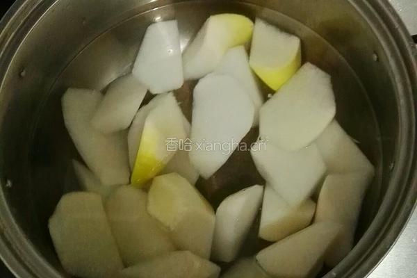 萝卜肉丸汤的做法图解3