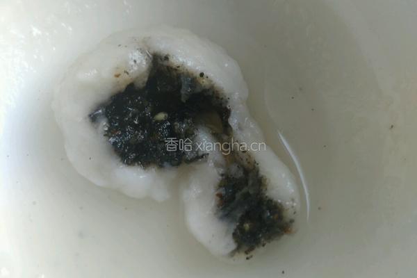 黑芝麻桂花元宵的做法图解12