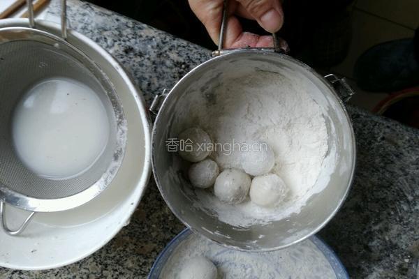 黑芝麻桂花元宵的做法图解8