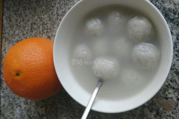 黑芝麻桂花元宵的做法图解11
