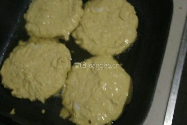 煎玉米白菜饼的做法图解3