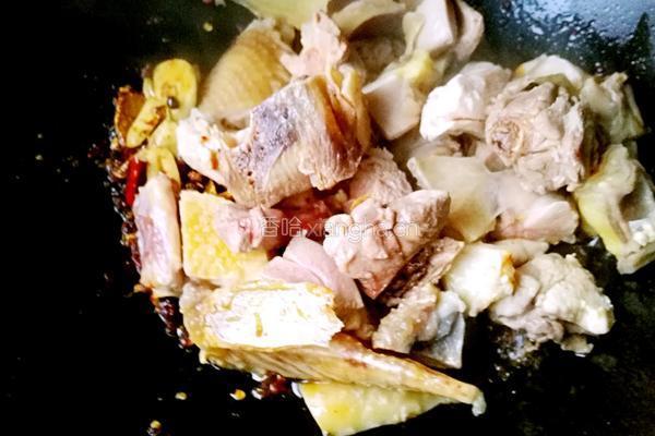 香辣鸡肉的做法图解4