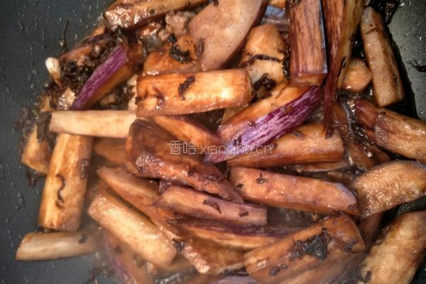 梅干菜炒茄子的做法图解7