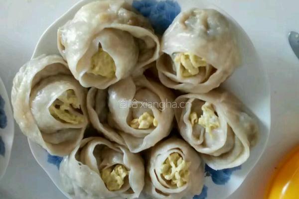 玫瑰花蒸饺的做法图解1