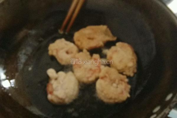 宫爆虾球的做法图解9