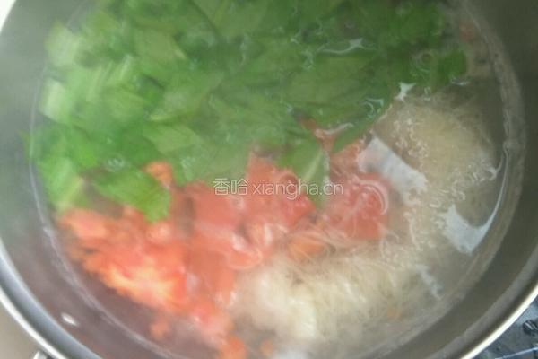 营养挂面汤的做法图解4