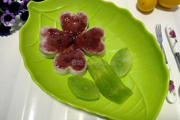 山药蓝莓花的做法图解15