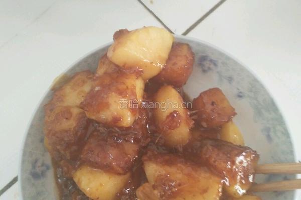 拔丝苹果的做法图解6