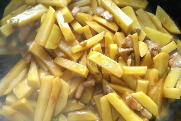 茄子炖土豆条的做法图解3