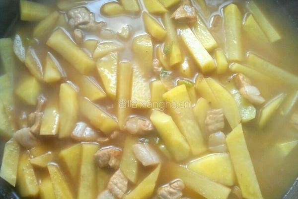 茄子炖土豆条的做法图解4