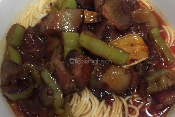 辣椒炒腊肉的做法图解6