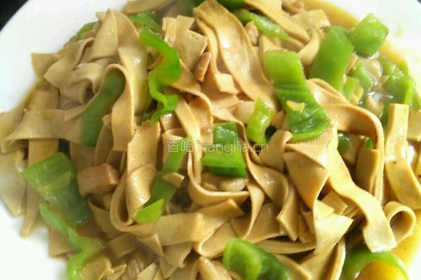尖椒干豆腐的做法图解6