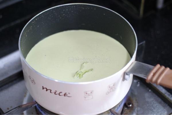 抹茶红豆奶茶的做法图解5