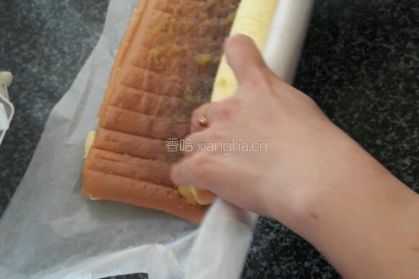 橙味果酱蛋糕卷的做法图解16