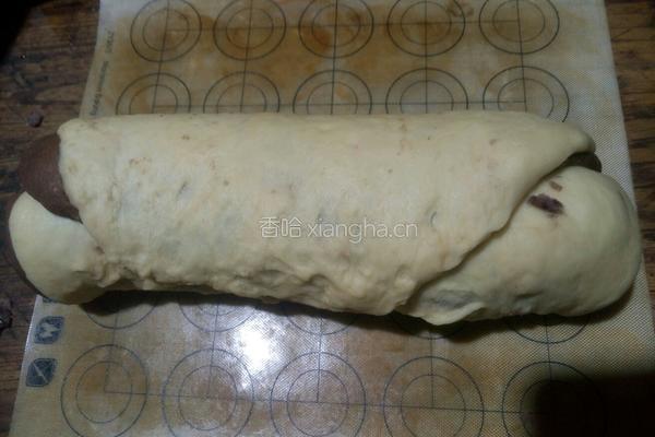 双色豆沙吐司的做法图解10