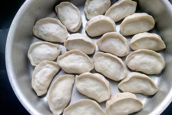 白萝卜猪肉馅水煎饺的做法图解14
