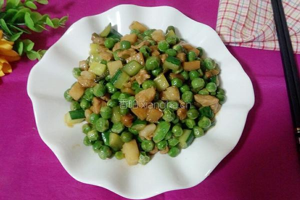 肉炒豌豆的做法图解16