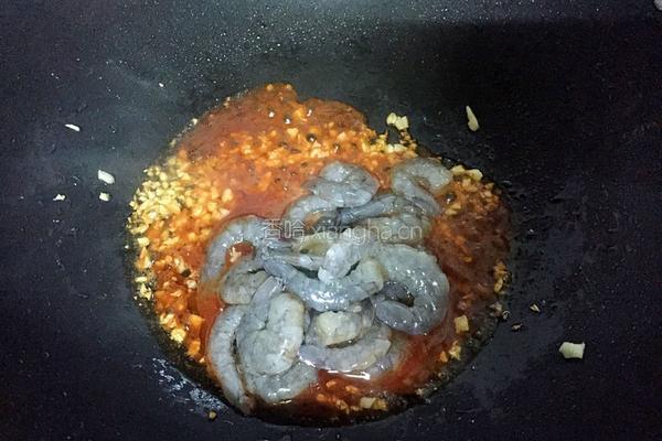 茄汁虾仁的做法图解6