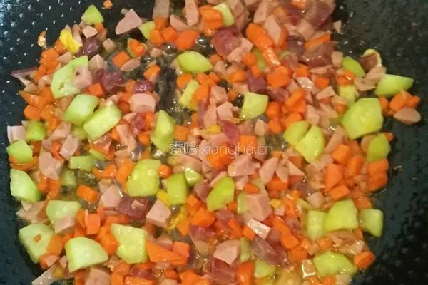 紫菜包炒饭的做法图解6