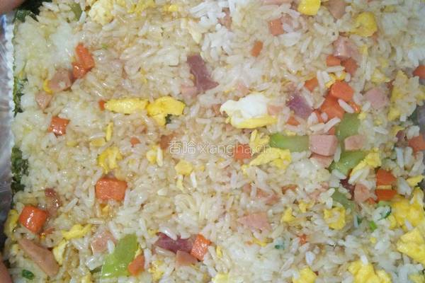 紫菜包炒饭的做法图解10