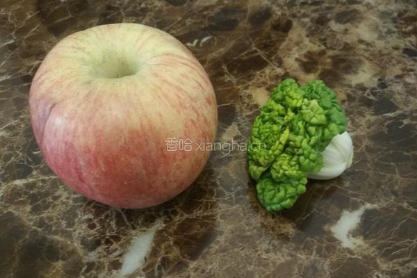 蒜蓉火腿黄心菜的做法图解1