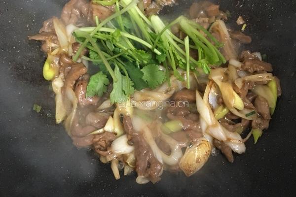 葱爆羊肉的做法图解11