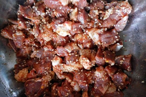 美味羊肉串的做法图解2