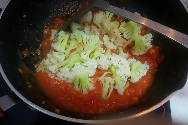 番茄菜花的做法图解7