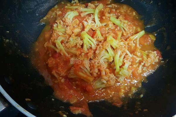 番茄菜花的做法图解8