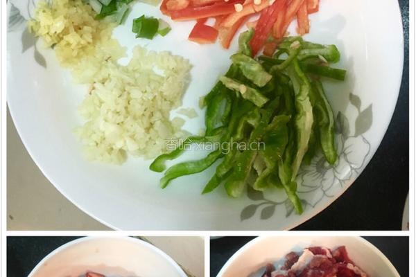 豆角蒸面的做法图解1