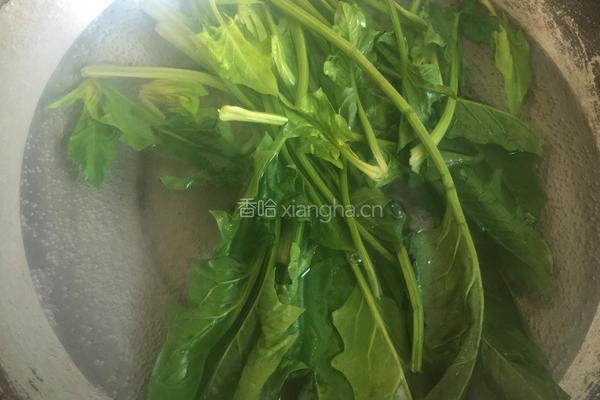 菠菜鸡蛋面的做法图解3