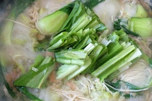 蔬菜鸡蛋龙须面的做法图解11