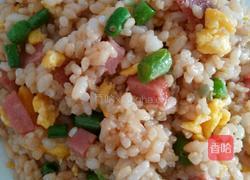 豇豆火腿蛋炒饭的做法图解9