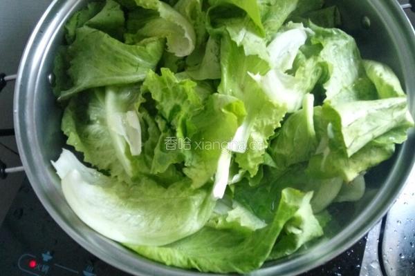 蒜蓉酱油生菜的做法图解3