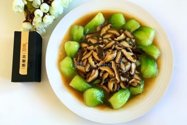 香菇油菜心的做法图解8