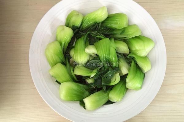 香菇油菜心的做法图解2