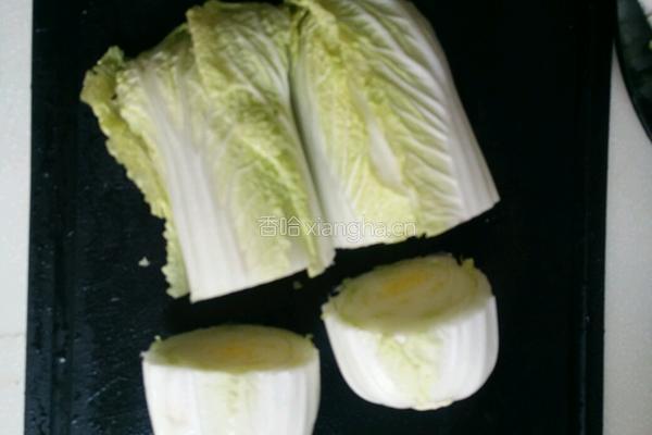 肉卷娃娃菜的做法图解2