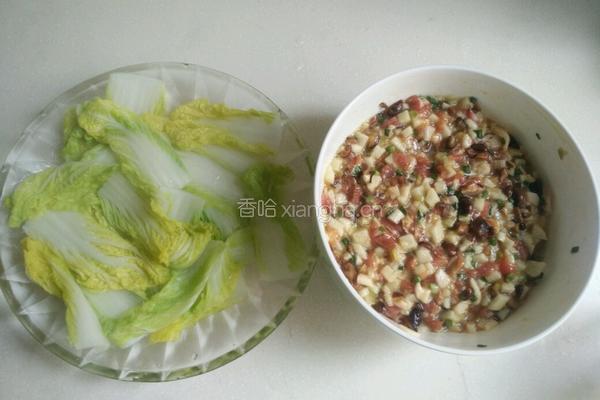 肉卷娃娃菜的做法图解4